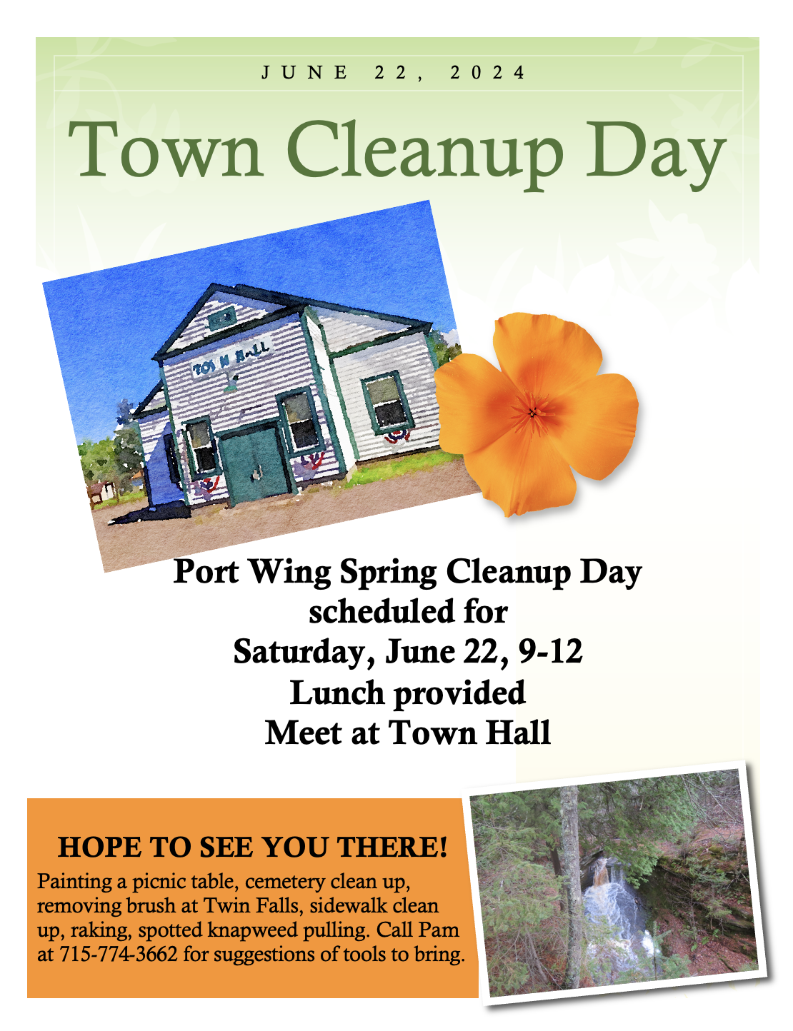 Port Wing Spring Clean Up - June 22